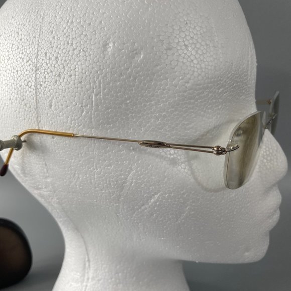 SILHOUETTE 7436 20 6067 Titanium Gold Rimless EYEGLASSES FRAMES - Picture 4 of 9